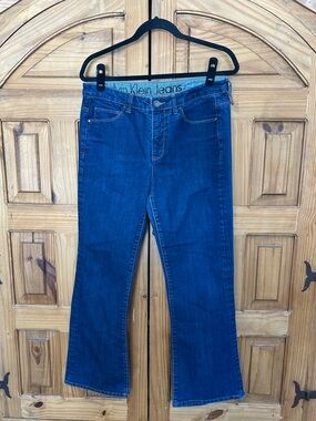 CALVIN KLEIN Shape Wide Leg Cropped Denim